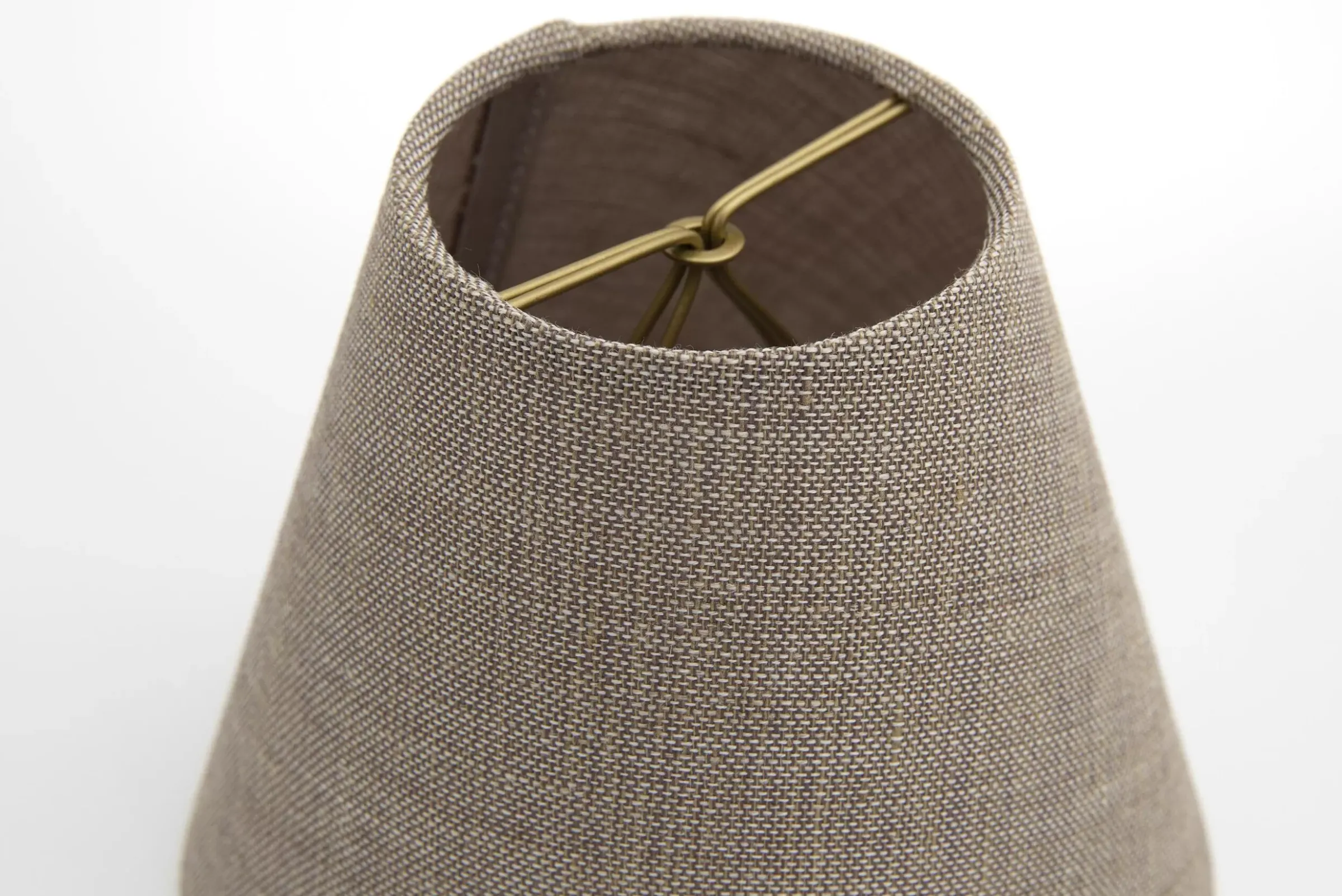 Eclairage^Flamant Clips, Abat-Jour, Naturel Et Gris, Conique, 14 Cm