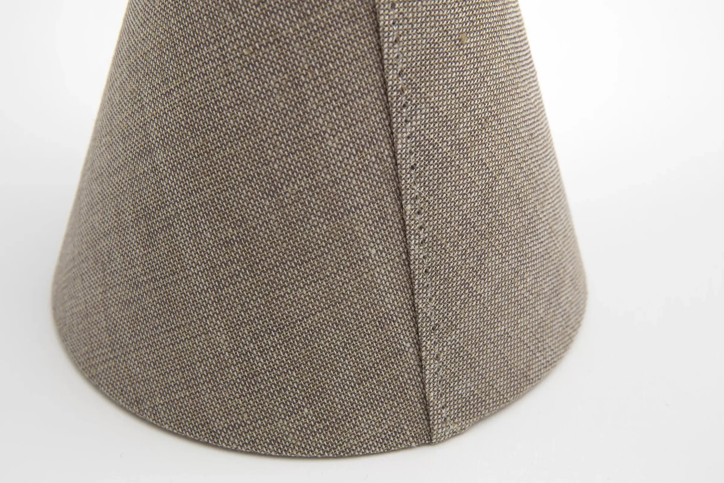 Eclairage^Flamant Clips, Abat-Jour, Naturel Et Gris, Conique, 14 Cm