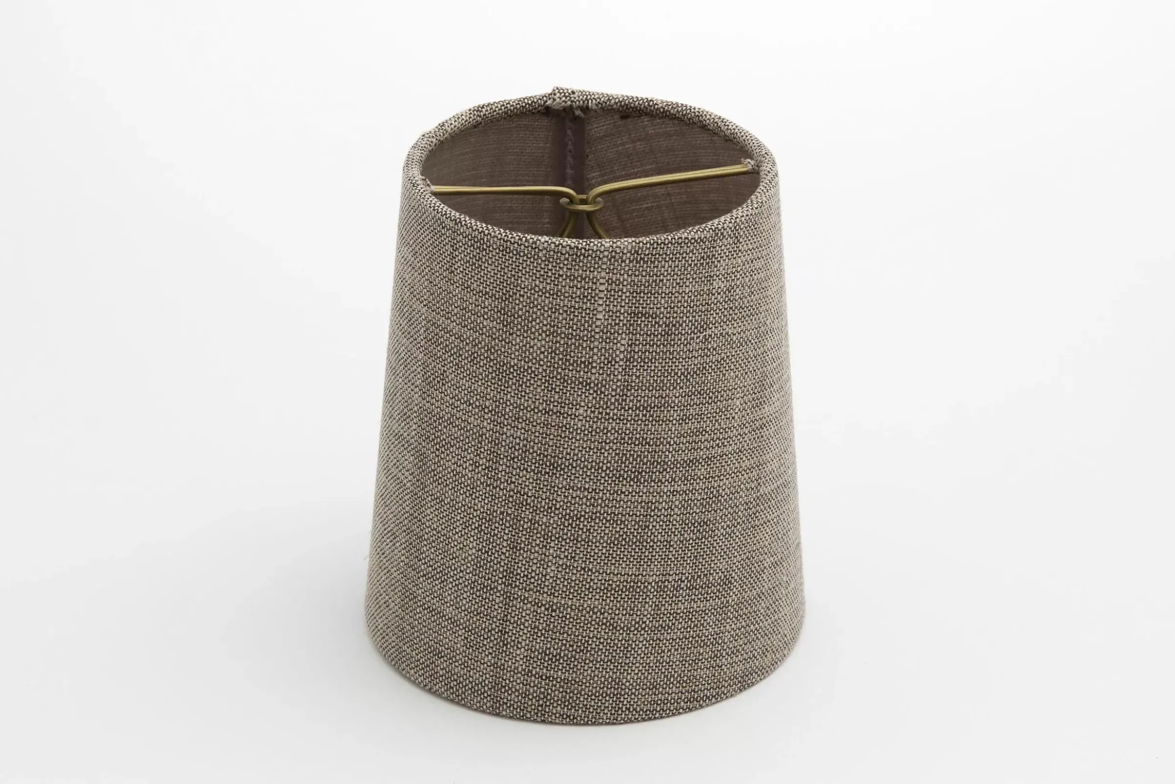 Eclairage^Flamant Clips, Abat-Jour, Naturel Et Gris, Cylindre, 10 Cm