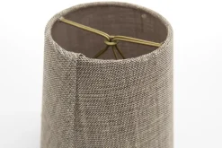 Eclairage^Flamant Clips, Abat-Jour, Naturel Et Gris, Cylindre, 10 Cm