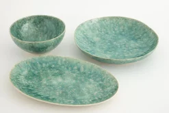 Assiettes, Plats Et Bols^Flamant Cresta, Bol De Service, Ceramique, Turquoise, Rond, 24Cm