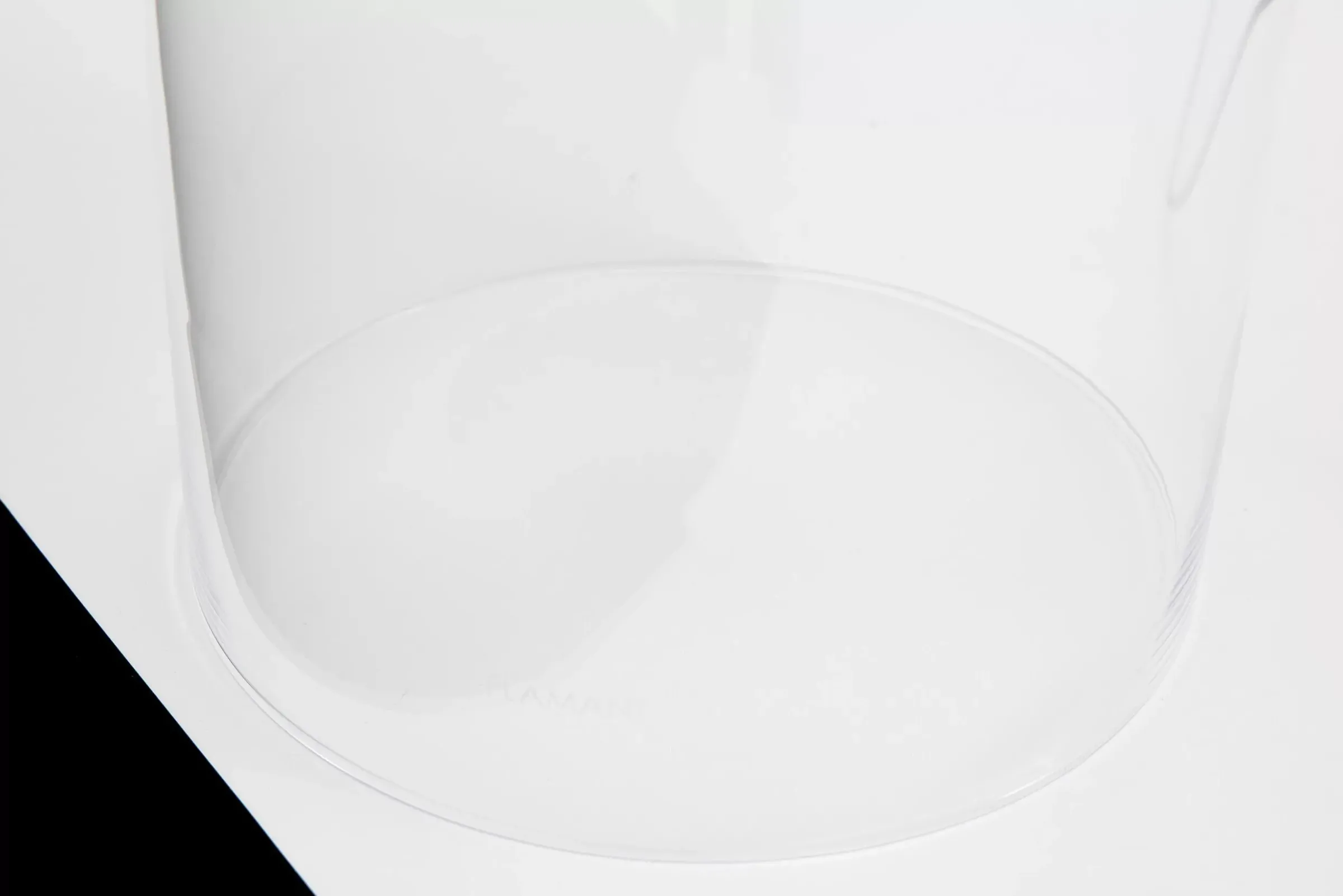 Eclairage^Flamant Cypri, Lampe De Table, Verre, Noir, S