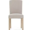 Chaises^Flamant Dalya, Chaise, Bouleau, Lin Blanc Casse