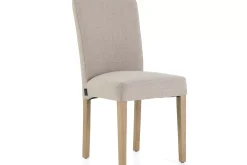 Chaises^Flamant Dalya, Chaise, Bouleau, Lin Blanc Casse