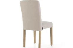 Chaises^Flamant Dalya, Chaise, Bouleau, Lin Blanc Casse