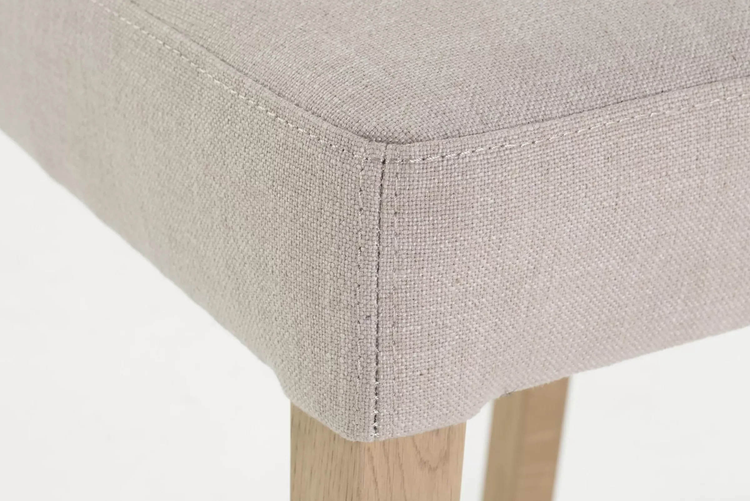 Chaises^Flamant Dalya, Chaise, Bouleau, Lin Blanc Casse