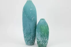 Décoration^Flamant Dego, Vase, Verre, Turquoise, S