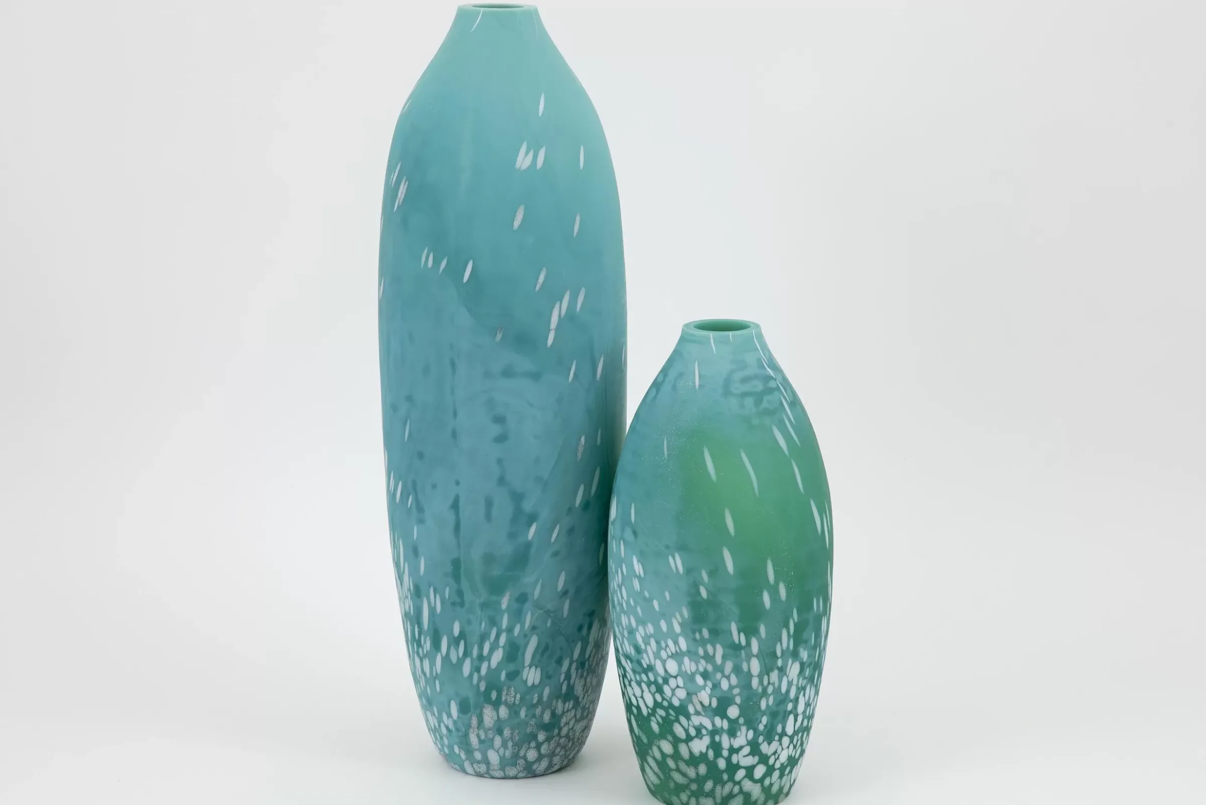 Décoration^Flamant Dego, Vase, Verre, Turquoise, S