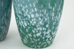 Décoration^Flamant Dego, Vase, Verre, Turquoise, S
