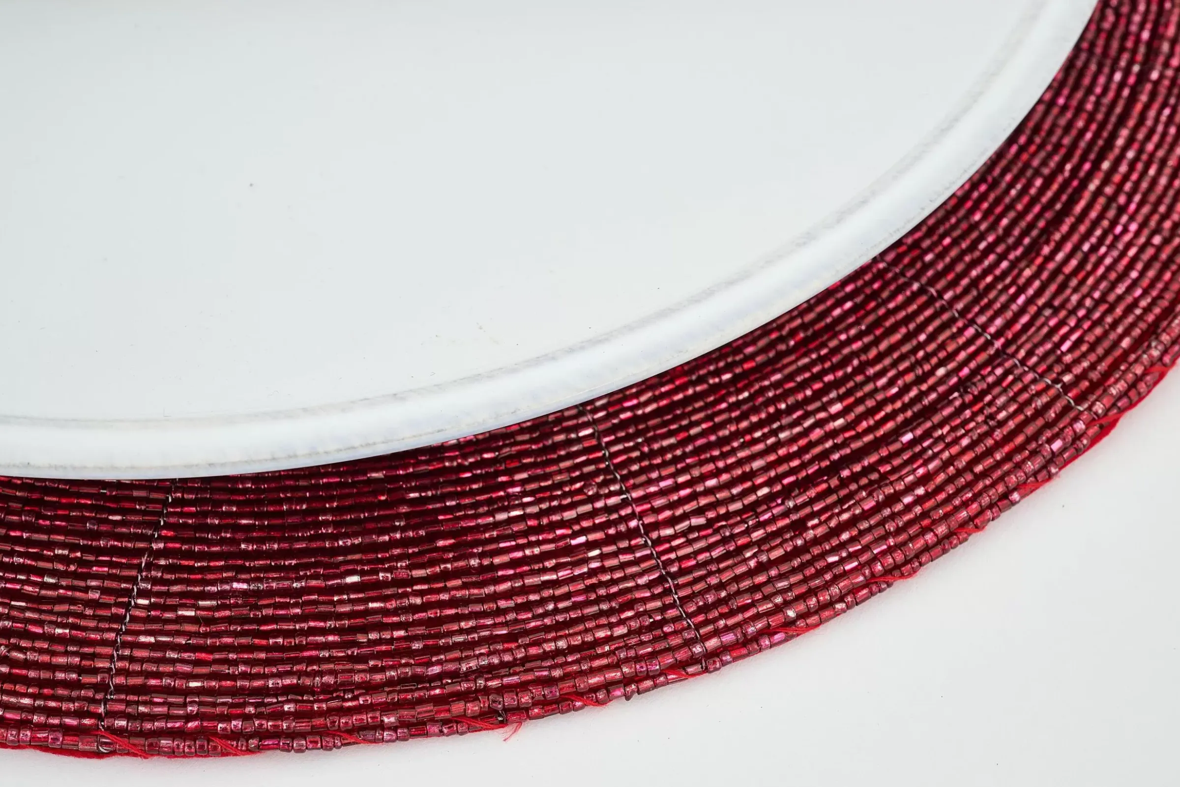 Textiles De Salle A Manger Et De Cuisine^Flamant Delvin, Set De Table, Perles, Rouge