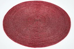 Textiles De Salle A Manger Et De Cuisine^Flamant Delvin, Set De Table, Perles, Rouge