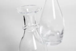Fete Des Meres^Flamant Ecartes, Carafe, Verre Souffle Bouche, 29Cm