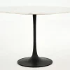 Tables A Manger^Flamant Fano, Table A Manger, Ronde, Marbre Blanc