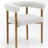 Fete Des Meres^Flamant Fantaisie, Fauteuil, Tissu, Blanc