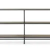 Table A Cafe^Flamant Farra, Table Console, Chene Patine Et Fer