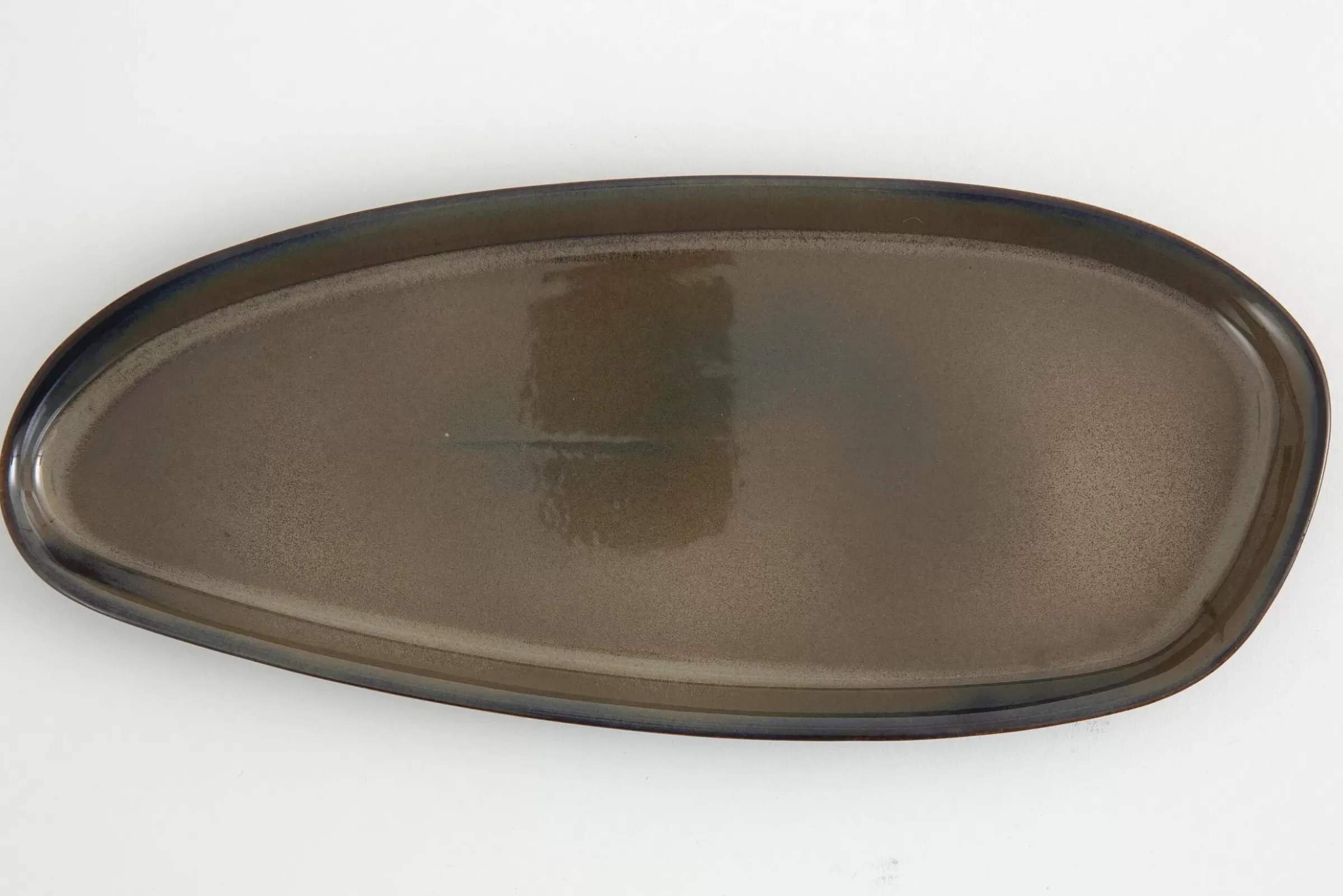 Assiettes, Plats Et Bols^Flamant Forme, Assiette De Service, Kaki