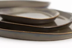 Assiettes, Plats Et Bols^Flamant Forme, Assiette, Kaki, 28,5Cm