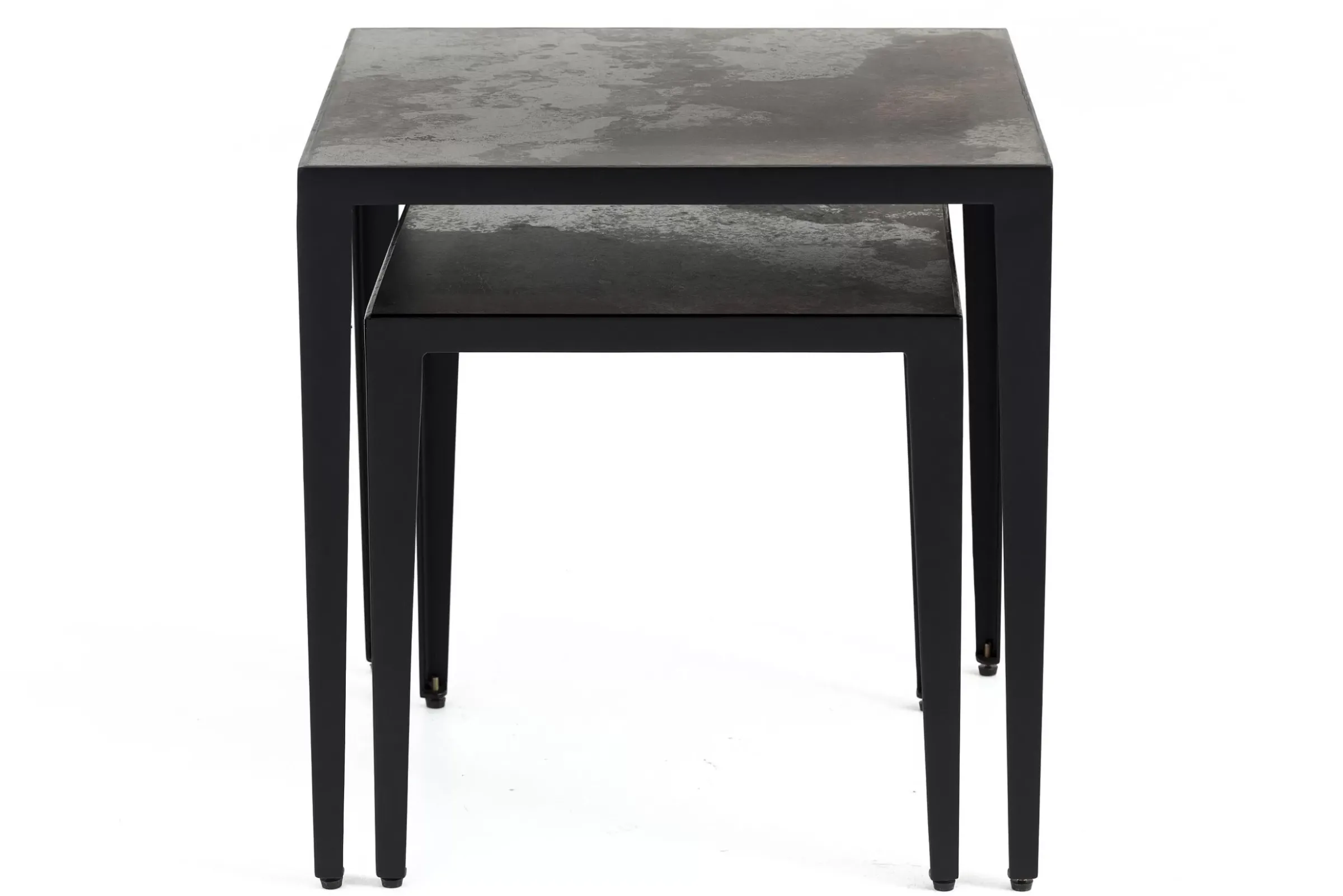 Table A Cafe^Flamant Georgion, Table D'Appoint, Carree, Set De 2
