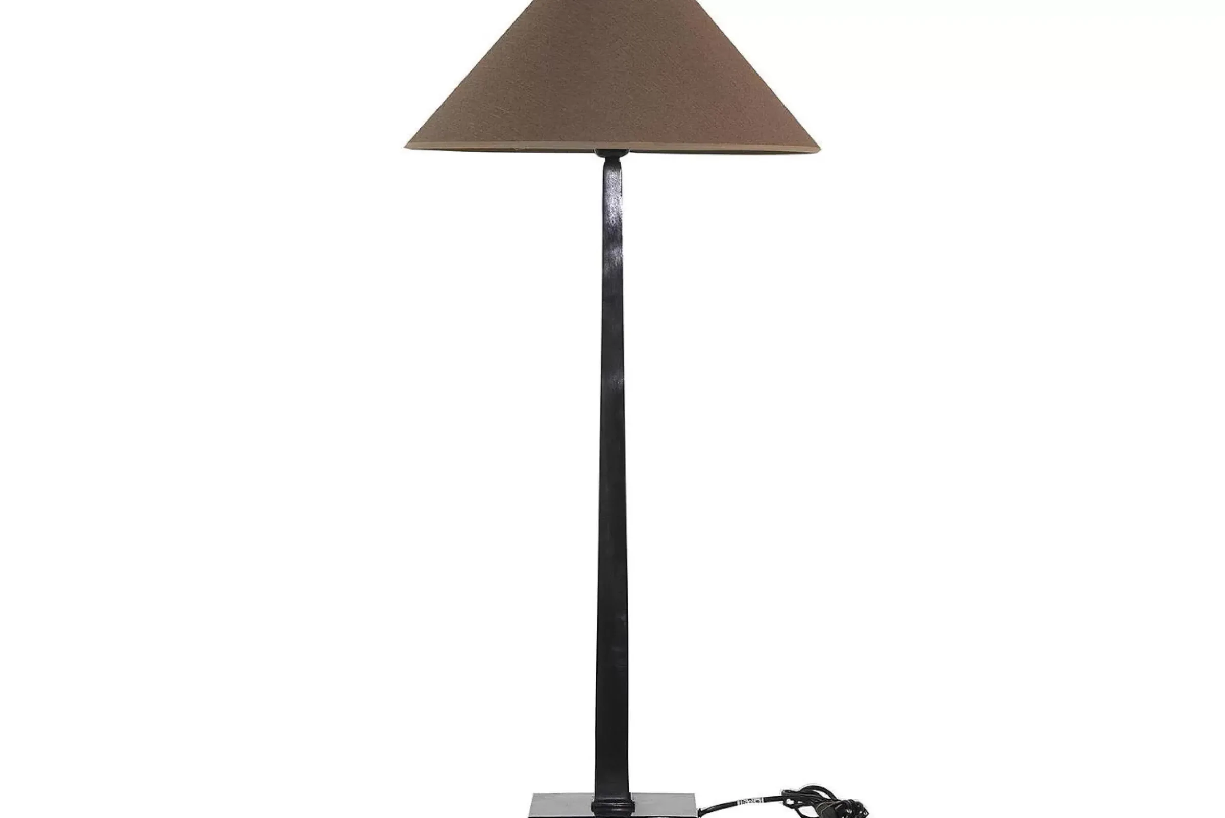 Eclairage^Flamant Gordes, Lampe A Poser, Noir, Aluminium, H 78 Cm