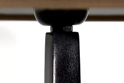 Eclairage^Flamant Gordes, Lampe A Poser, Noir, Aluminium, H 78 Cm