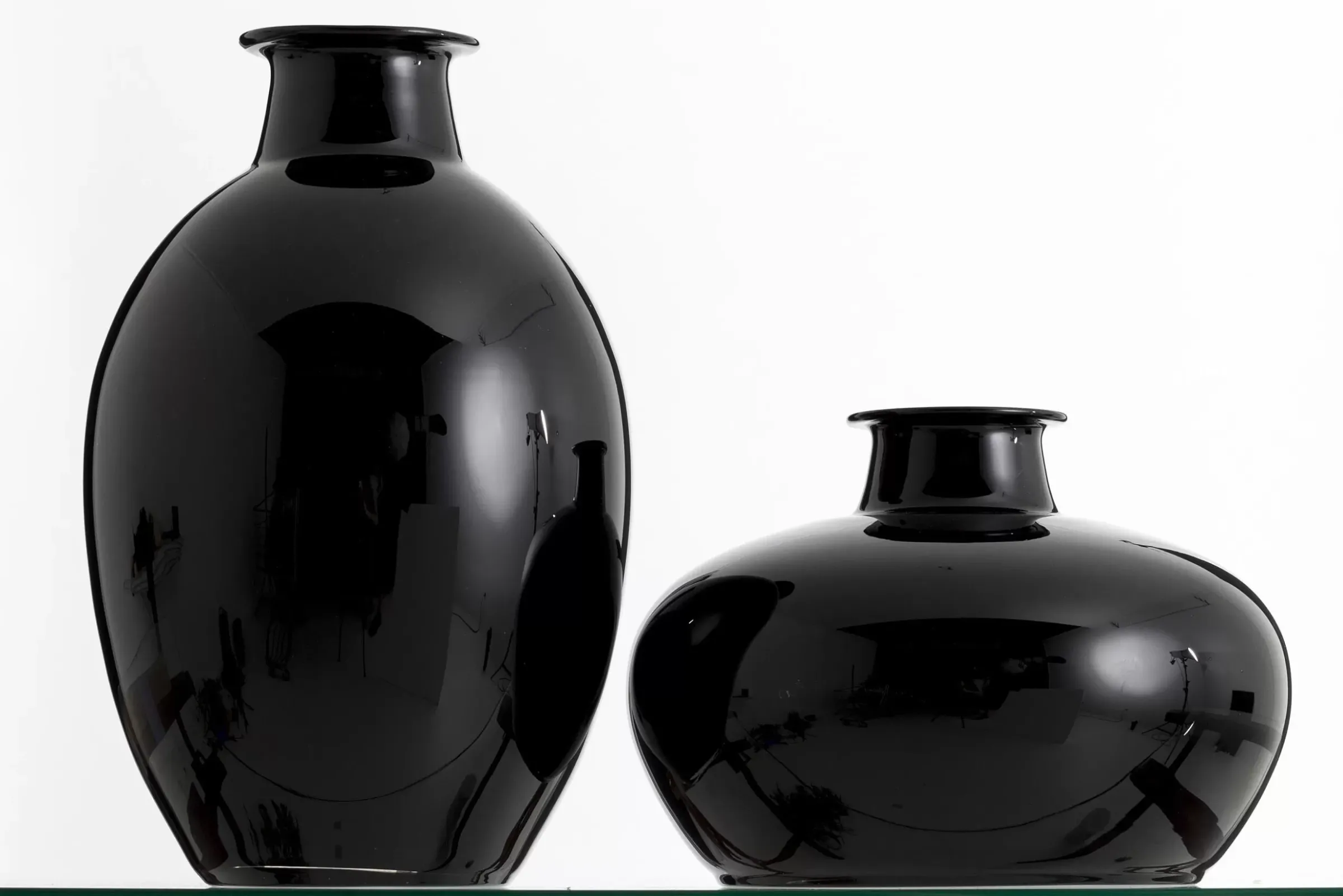 Fete Des Meres^Flamant Griegos, Vase, Verre, Noir