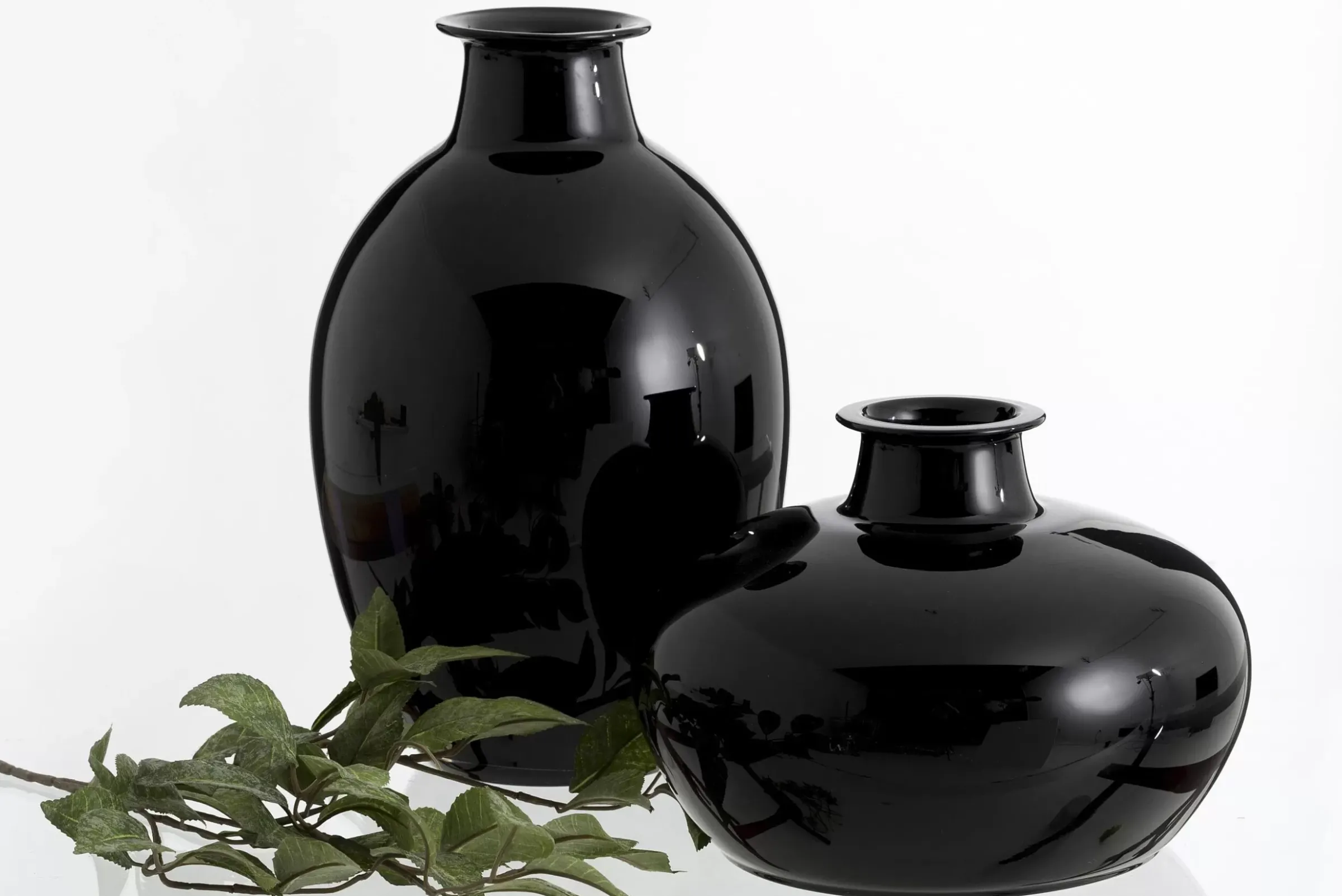 Fete Des Meres^Flamant Griegos, Vase, Verre, Noir