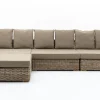 Canapés^Flamant Hills, Canape De Jardin, Avec Coussin + Pouf