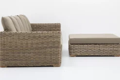 Canapés^Flamant Hills, Canape De Jardin, Avec Coussin + Pouf