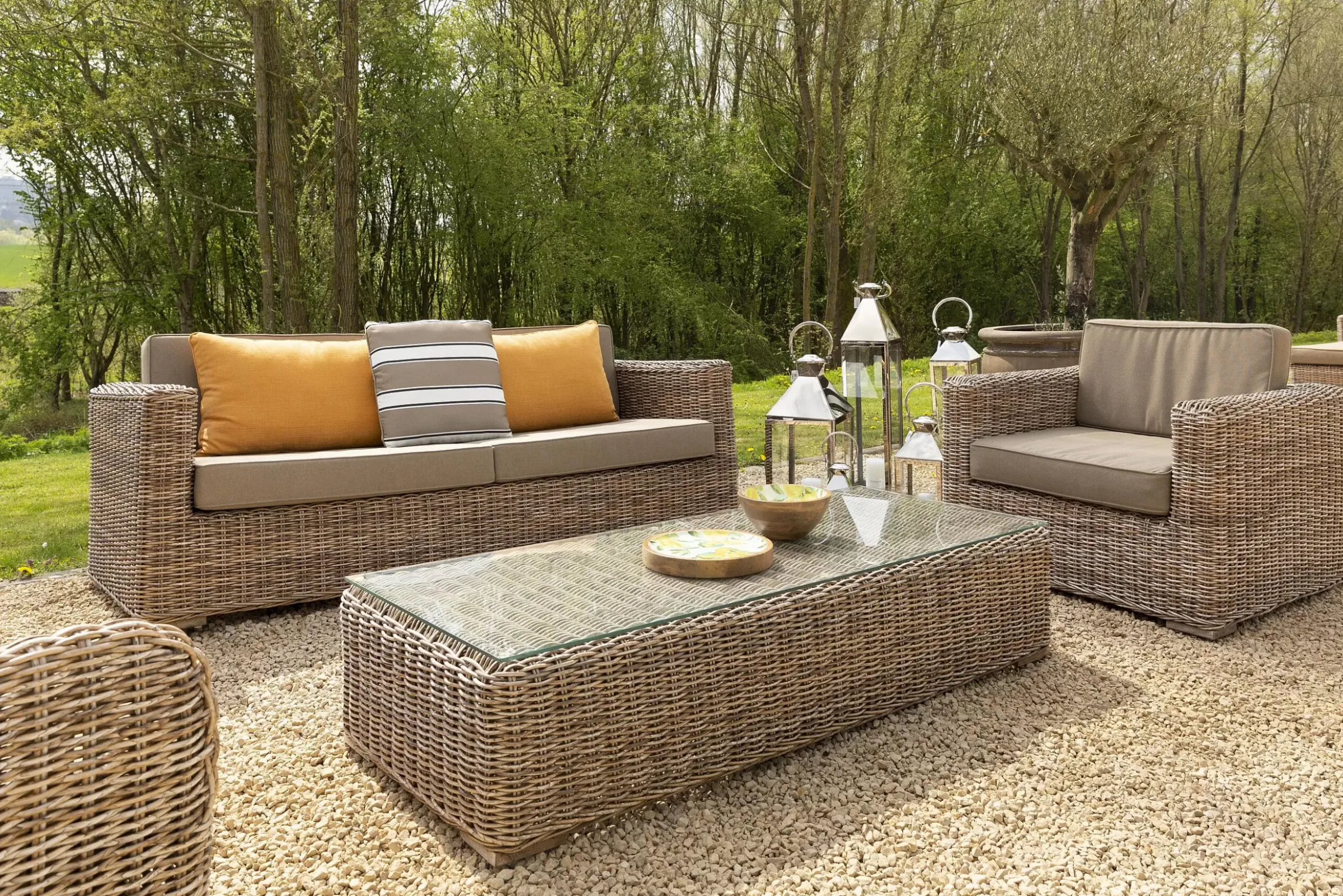 Canapés^Flamant Hills, Fauteuil De Jardin, Avec Coussin
