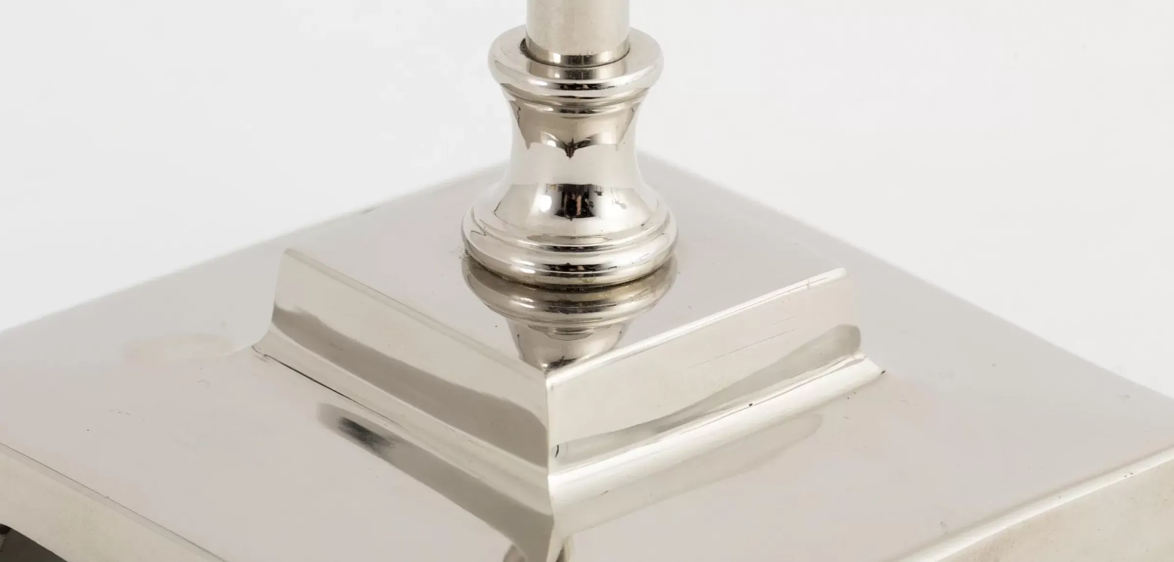 Eclairage^Flamant Horton, Lampe De Table, Laiton Et Nickel