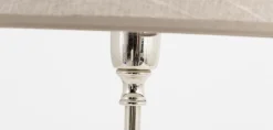 Eclairage^Flamant Horton, Lampe De Table, Laiton Et Nickel