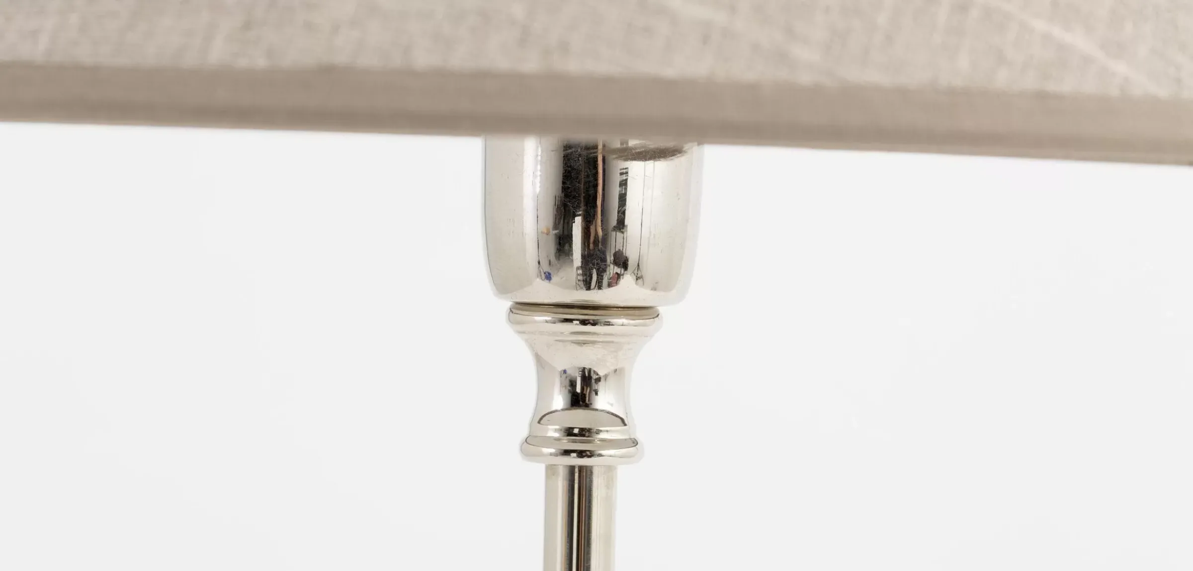 Eclairage^Flamant Horton, Lampe De Table, Laiton Et Nickel