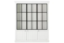 Placards^Flamant Iron Jason, Armoire, Blanc, 3 Portes En Fer