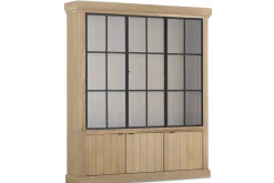 Placards^Flamant Iron Jason, Armoire, Chene Patine, 3 Portes En Fer