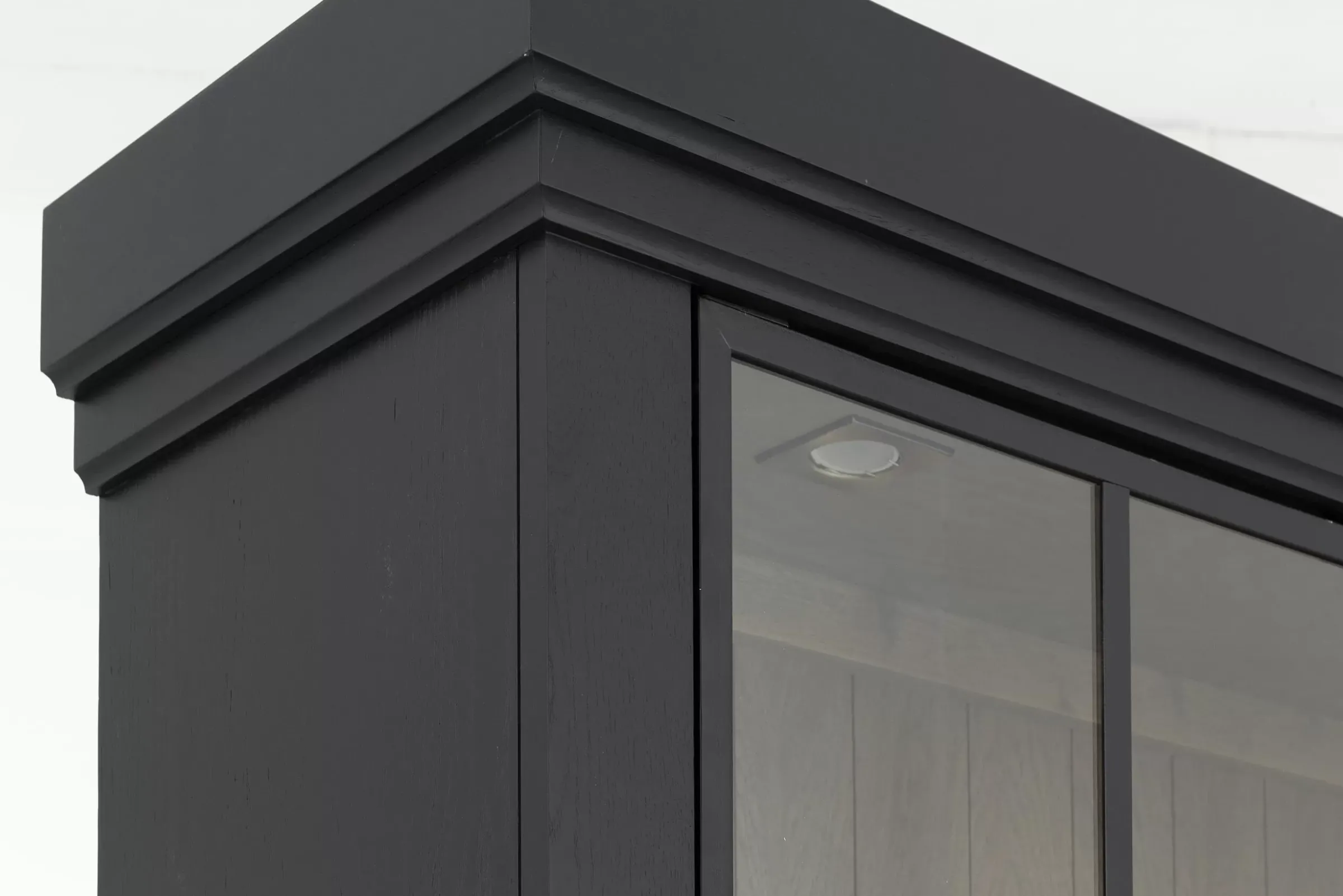 Placards^Flamant Iron Jason, Armoire, Noir, Chene, 3 Portes En Fer