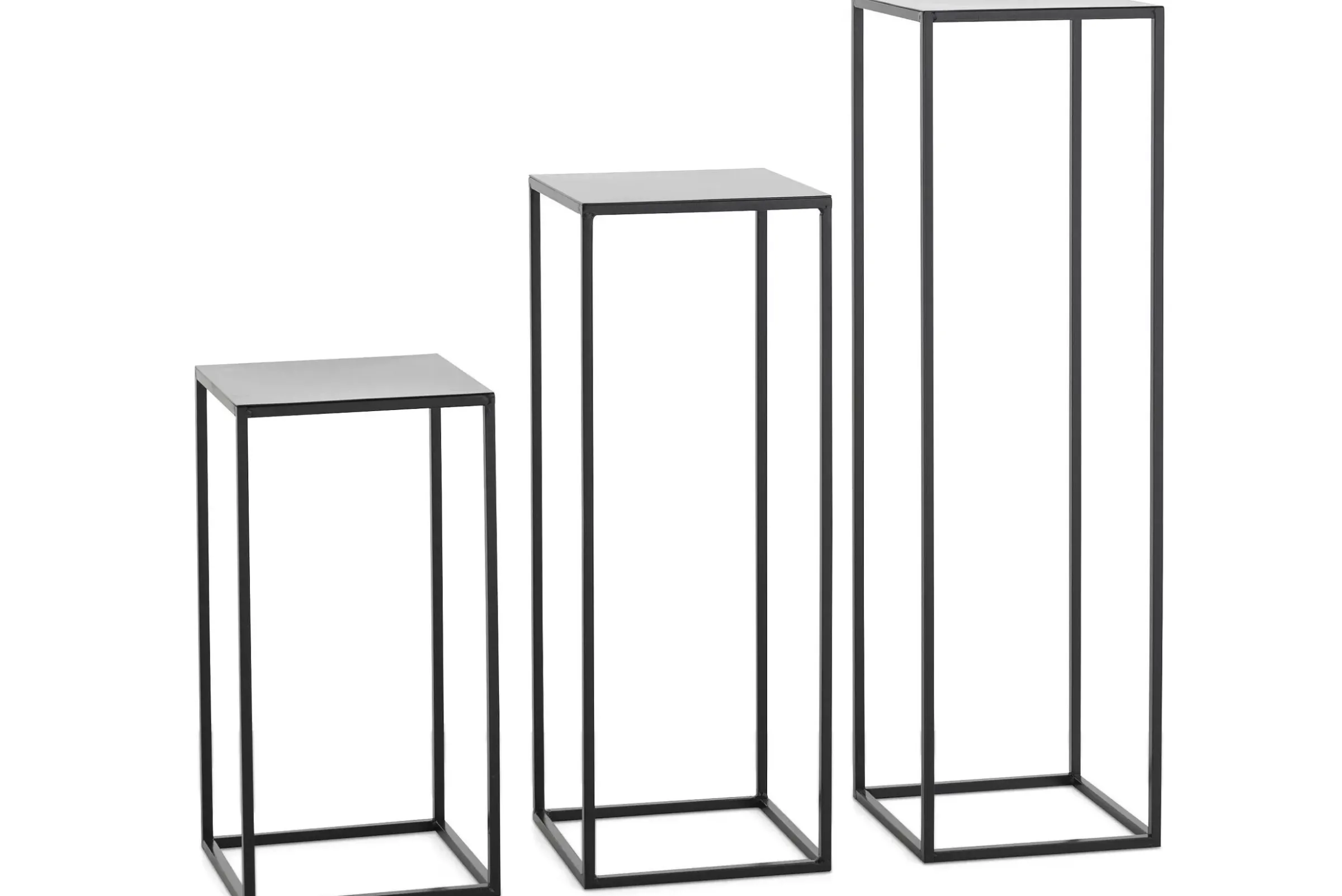 Table A Cafe^Flamant Isaac, Support, Metal, Noir, H 75 Cm