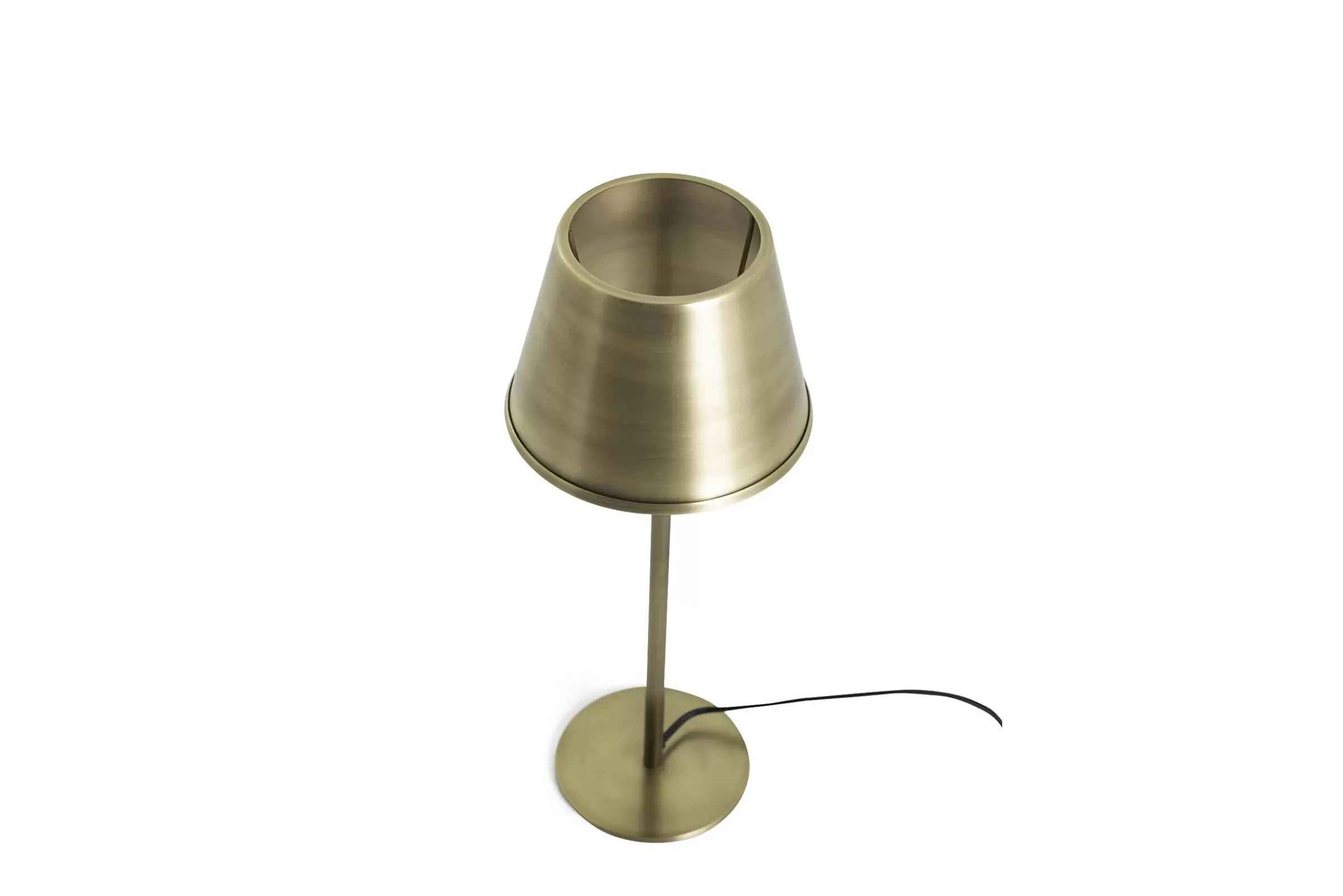 Eclairage^Flamant Itai, Lampe De Table Avec Abat-Jour, Laiton