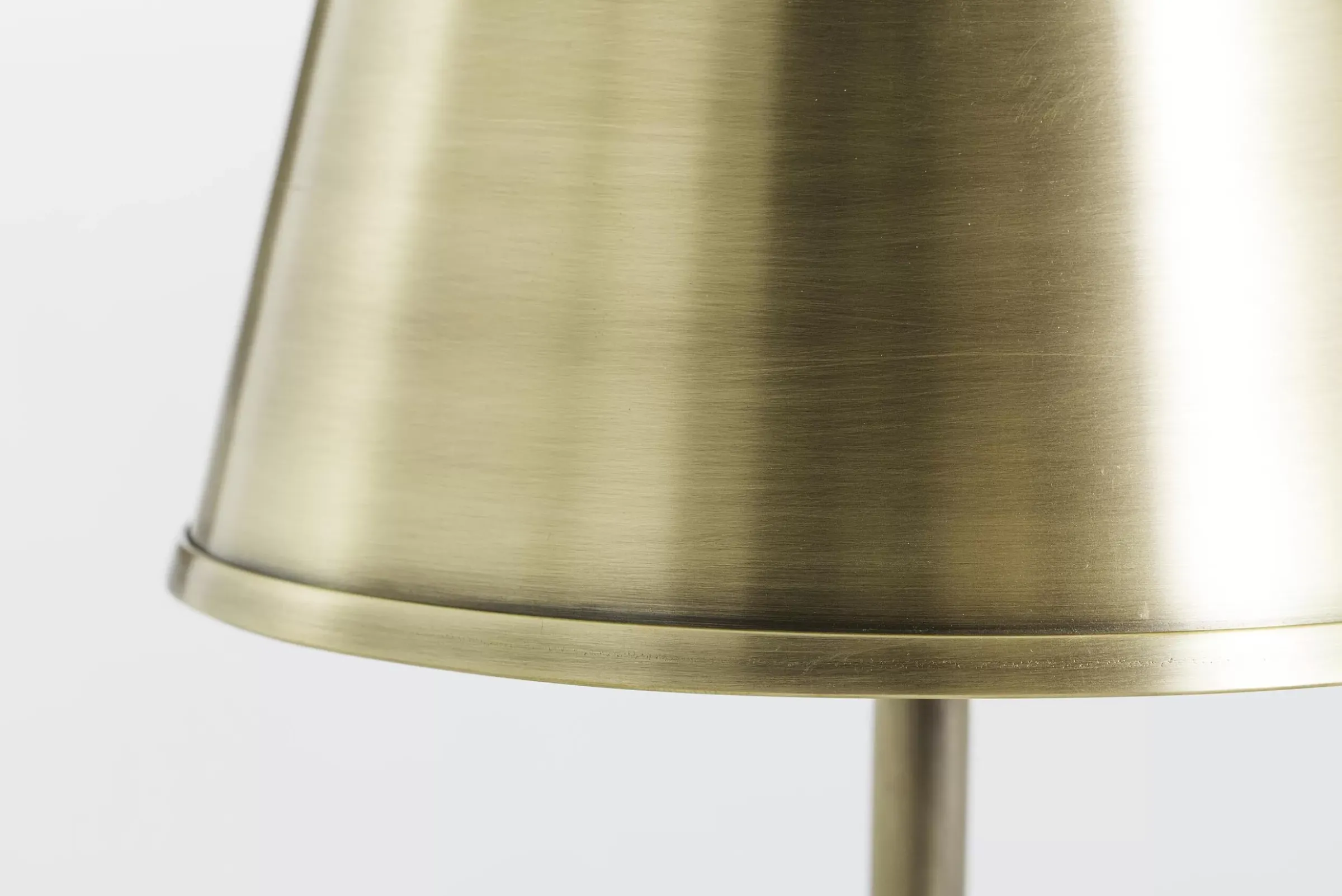 Eclairage^Flamant Itai, Lampe De Table Avec Abat-Jour, Laiton