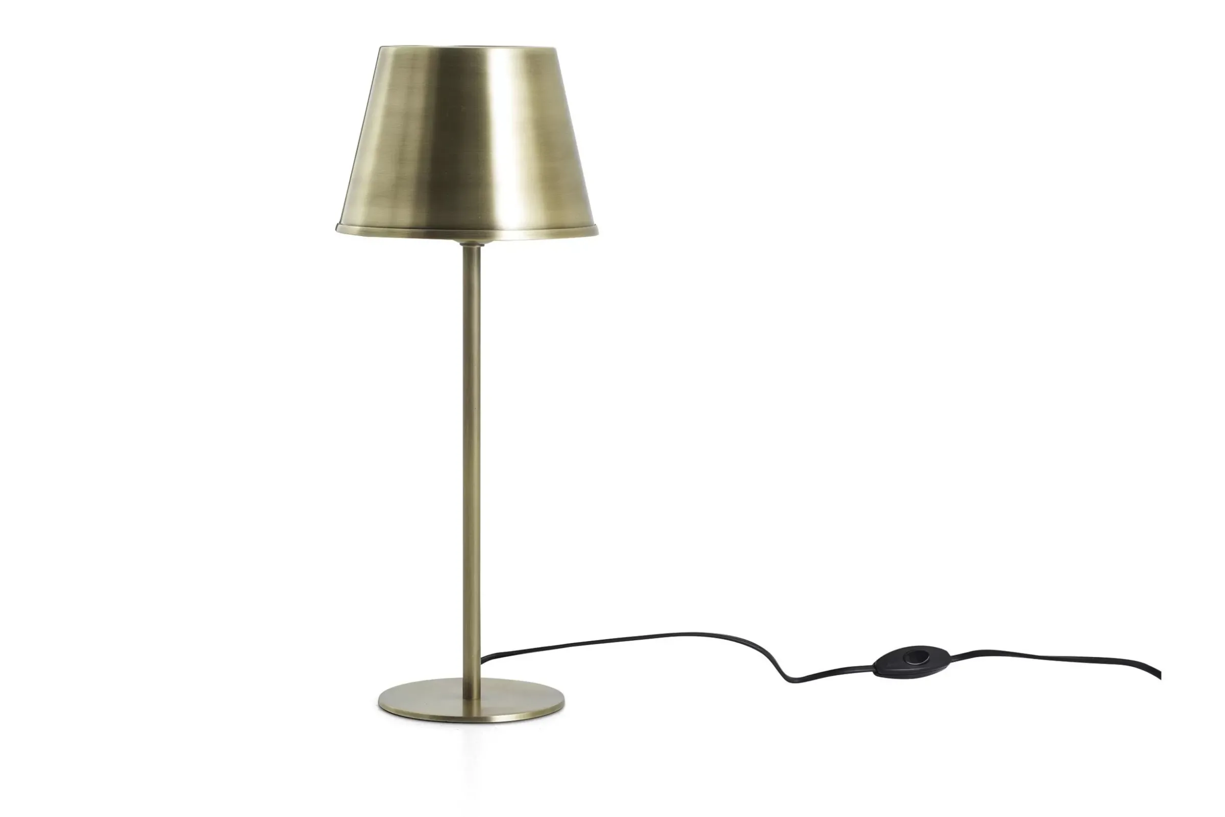 Eclairage^Flamant Itai, Lampe De Table Avec Abat-Jour, Laiton