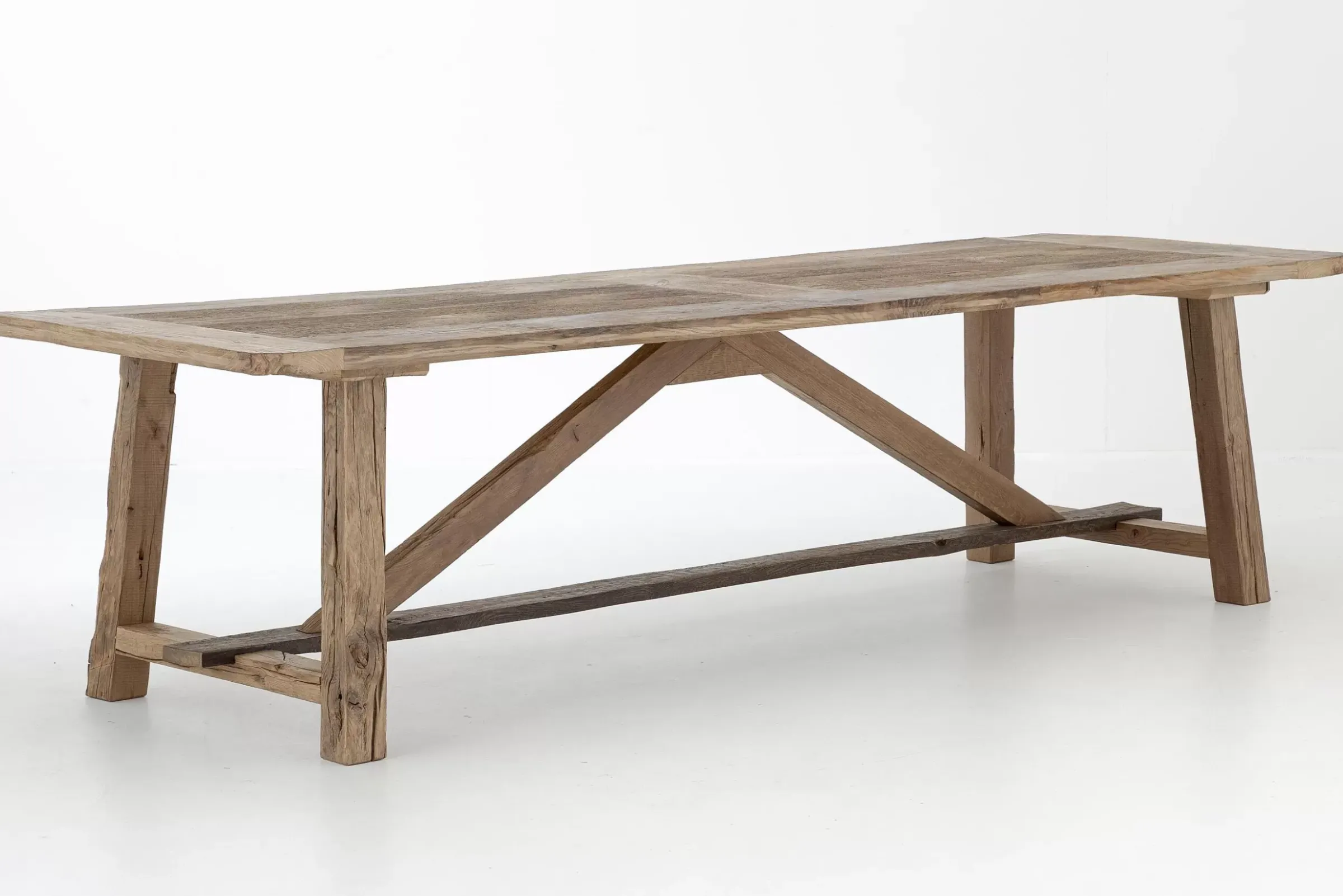 Tables A Manger^Flamant Jeffrey, Table A Manger, Vieux Chene, 300 Cm
