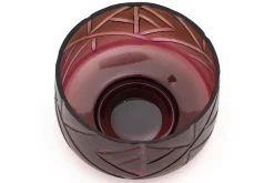 Décoration^Flamant Jelger, Bol, Verre, Fumee/Mauve, L
