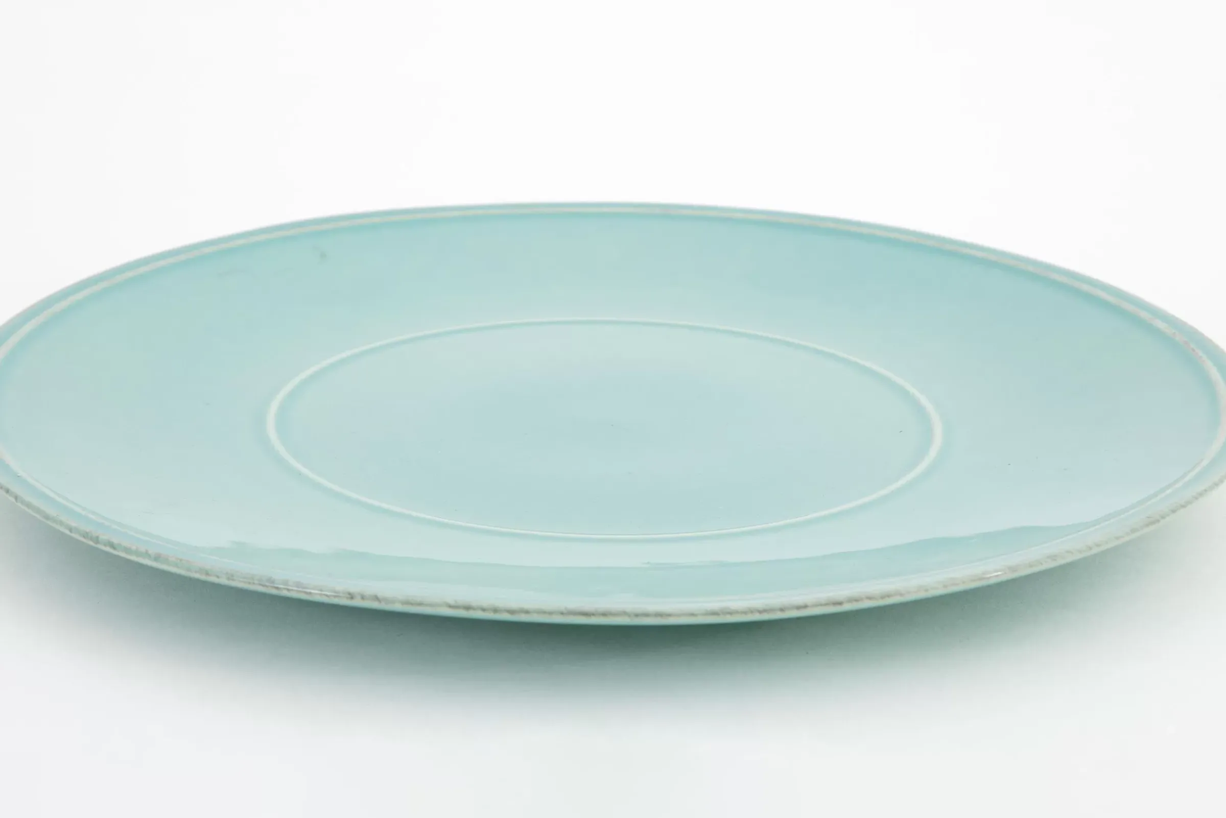 Assiettes, Plats Et Bols^Flamant Jille, Assiette, Ceramique, Bleu, 34Cm
