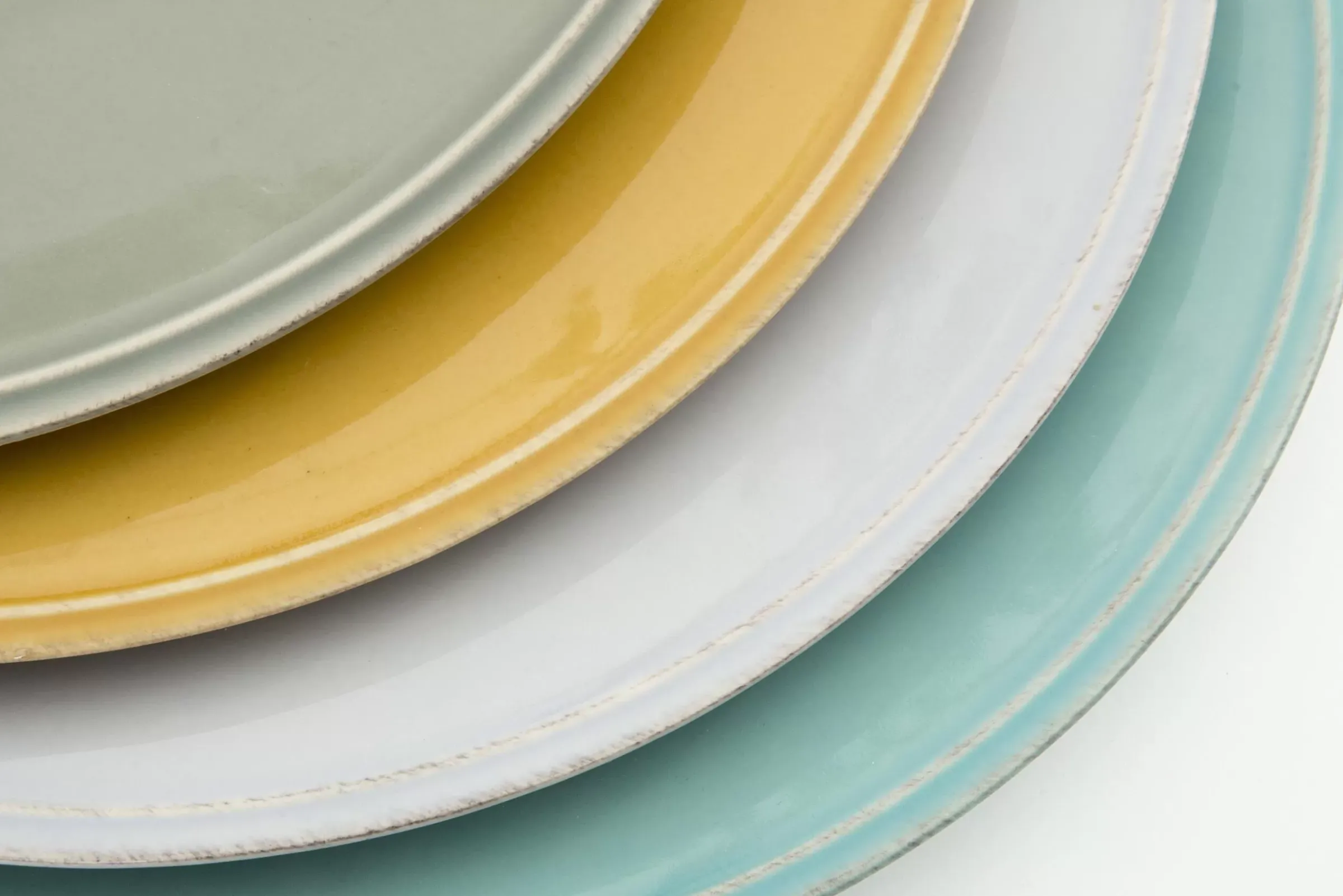 Assiettes, Plats Et Bols^Flamant Jille, Assiette, Ceramique, Bleu, 34Cm
