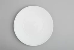 Assiettes, Plats Et Bols^Flamant Jille, Assiette, Ceramique, Blanc, 34Cm