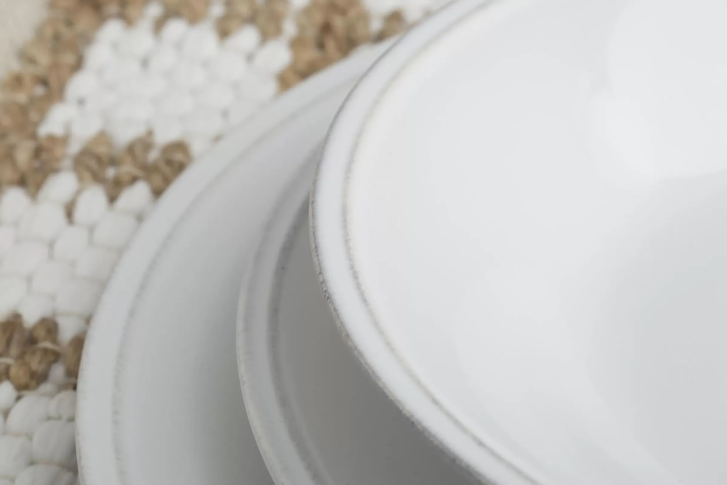 Assiettes, Plats Et Bols^Flamant Jille, Assiette, Ceramique, Blanc, 34Cm