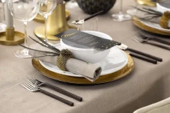 Assiettes, Plats Et Bols^Flamant Jille, Assiette, Ceramique, Blanc, 28Cm