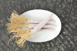 Assiettes, Plats Et Bols^Flamant Jille, Assiette De Service, Ceramique, Blanc, 30Cm