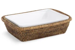Fete Des Meres^Flamant Jille, Plat A Four, Ceramique, Blanc, 35Cm