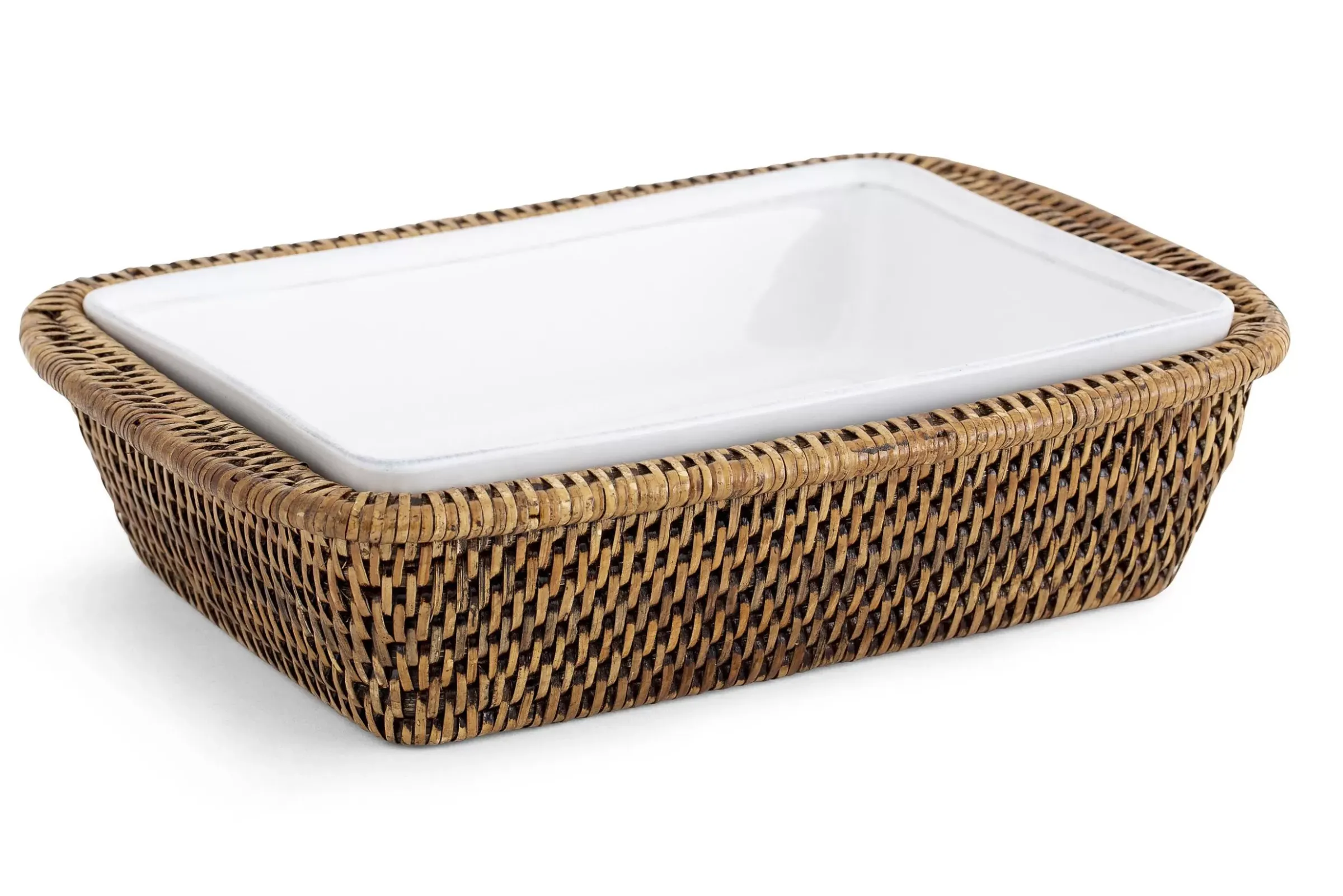 Fete Des Meres^Flamant Jille, Plat A Four, Ceramique, Blanc, 35Cm
