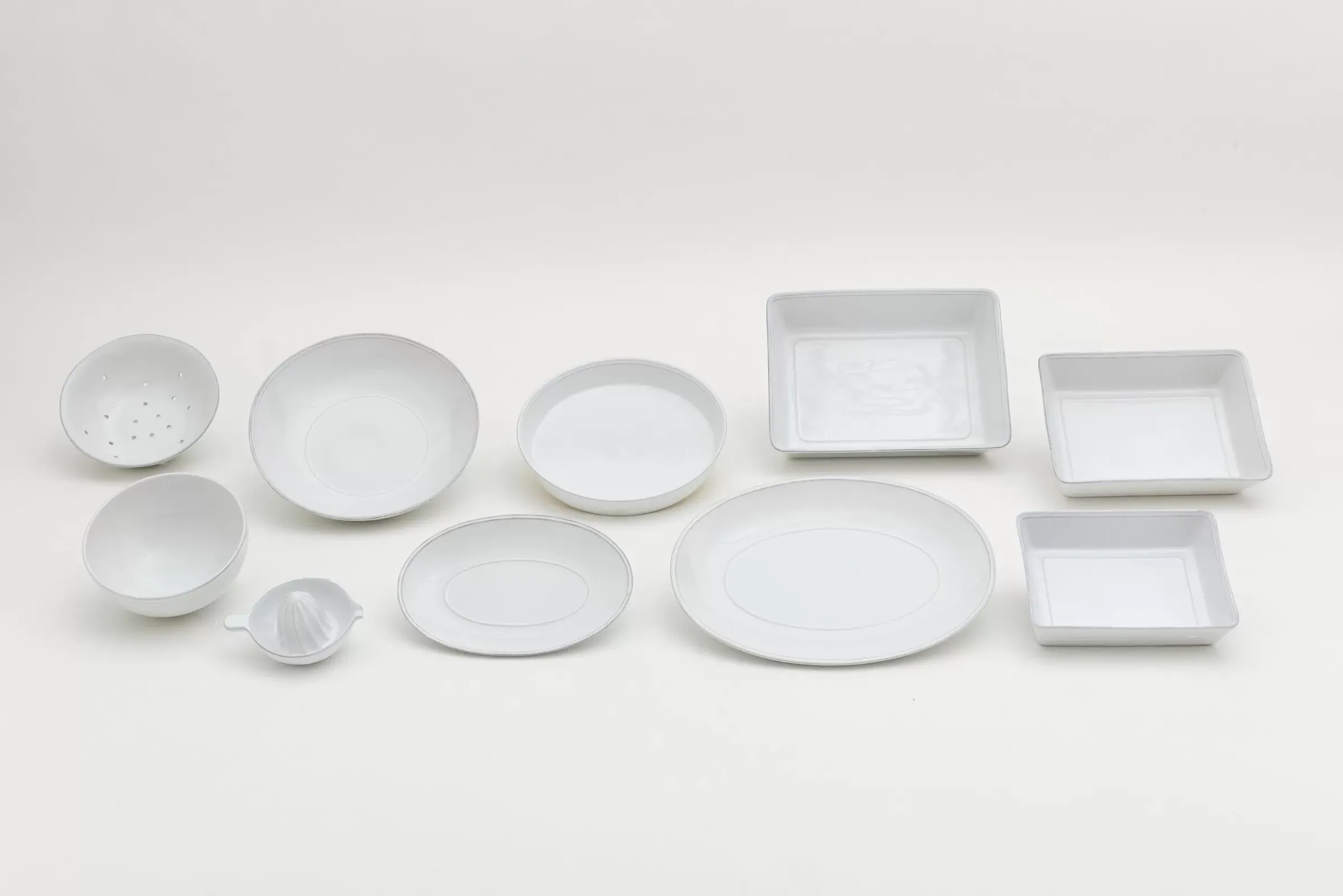 Assiettes, Plats Et Bols^Flamant Jille, Saladier, Ceramique, Blanc, 34Cm
